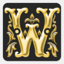 Search for initial w stickers Letter