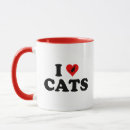 Search for i heart cats mugs Kitty