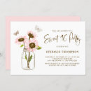 Search for mason jar sweet 16 invitations Sunflower