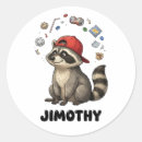 Search for funny panda stickers Cute racoon