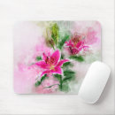 Search for stargazer lily mouse mats Pink