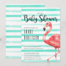 Search for watercolor flamingo baby shower invitations Summer