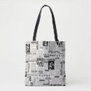 Search for newspaper tote bags Vintage