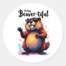Search for funny beaver stickers Cute
