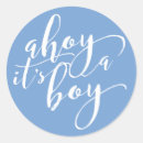Search for its a boy birth announcement stickers For her