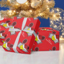 Search for sports christmas wrapping paper Santa