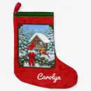 Search for cardinal christmas stockings Forest