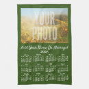 Search for calendar tea towels Green