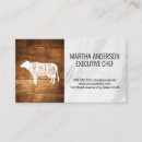 Search for meat business cards Cow