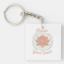 Search for raised key rings Women's rights