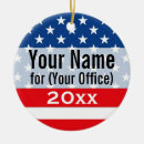 Search for political christmas decor Red white and blue