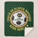 Search for girls soccer blankets Coach