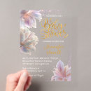 Search for elegant glitter baby shower invitations Botanical