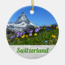 Search for zermatt switzerland christmas tree decorations Matterhorn