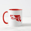 Search for state of maryland mugs Red