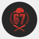 Search for number 67 stickers Player