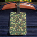 Search for camo luggage tags Woodland