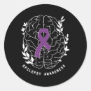 Search for fibromyalgia fighter stickers Purple