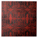 Search for baroque pattern tiles Black