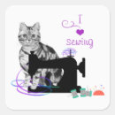 Search for sewing machine stickers Made with love