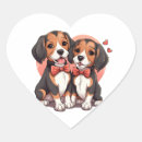 Search for beagle heart stickers Dog