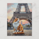 Search for paris and cats postcards Eiffel