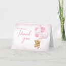 Search for teddy bear thank you cards Girl