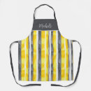 Search for grey stripe aprons Striped
