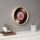 Search for vinyl record clocks Nostalgic
