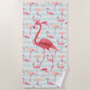 Search for pink flamingo beach towels Birds