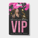 Search for party name tags badges All access pass