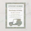 Search for military birthday invitations Kids