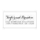 Search for wedding return address rubber stamps Names