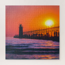 Search for michigan lighthouse puzzles Water