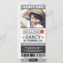Search for basketball ticket invitations Black