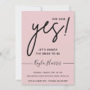 Search for she said yes bridal shower invitations Simple