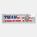 Search for thank you bumper stickers Patriotism