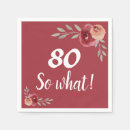 Search for red rose napkins Birthday party
