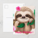 Search for baby nursery postcards Sloth