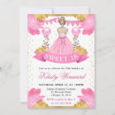 Search for princess sweet 16 invitations Watercolor