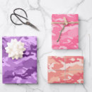 Search for purple camo wrapping paper Birthday