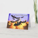 Search for flying bats cards Pumpkins
