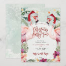 Search for tropical christmas invitations Typography