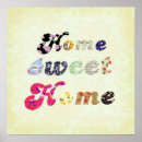 Search for home sweet home posters Text