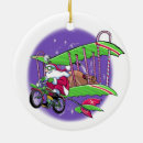 Search for biplane christmas tree decorations Santa