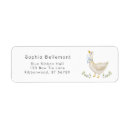Search for goose return address labels Whimsical
