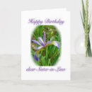 Search for sister in law cards Wildflower