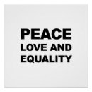 Search for peace and equality posters Equal rights