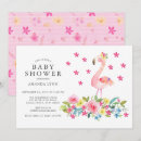 Search for flamingo baby girl shower invitations Summer
