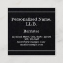Search for barrister business cards Counsel